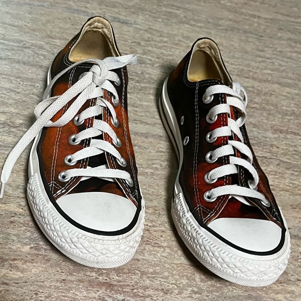 Converse All Star Unisex tie dye brown sneakers - Picture 9 of 16